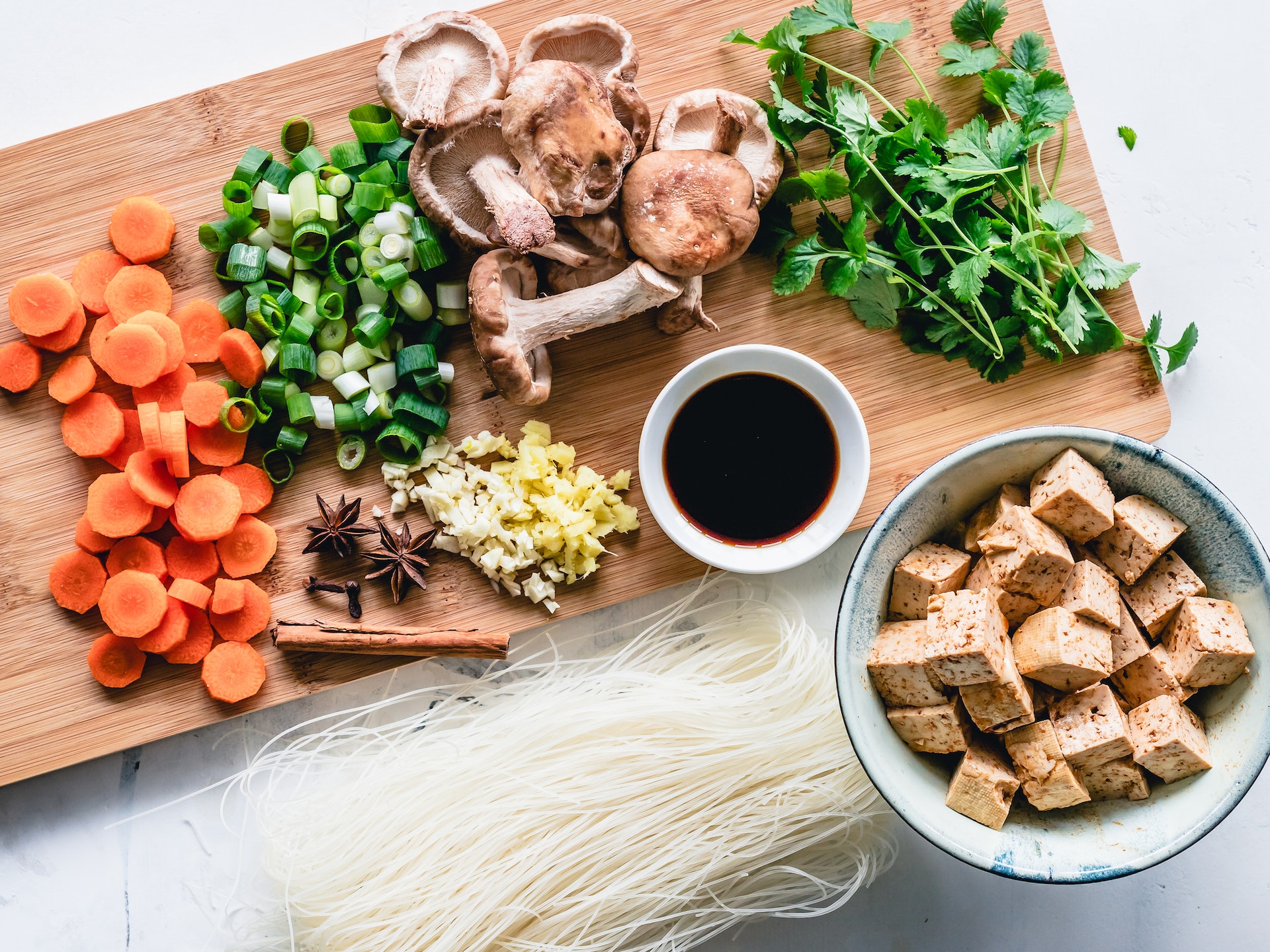 ingredients of tofu soup